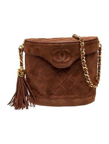 Suede Binocular Bag