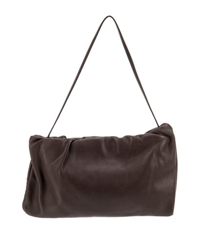 The Row Row Leather Bourse Xl