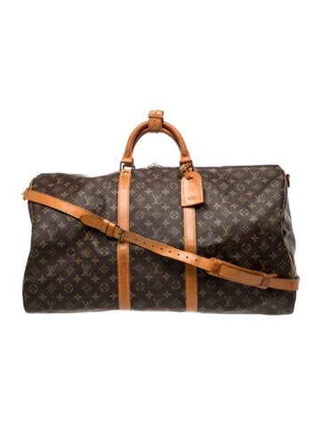 Louis Vuitton LV Monogram Keepall Bandouliere 60 Vintage