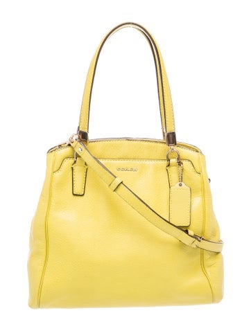 Coach Leather Top Handle Bag