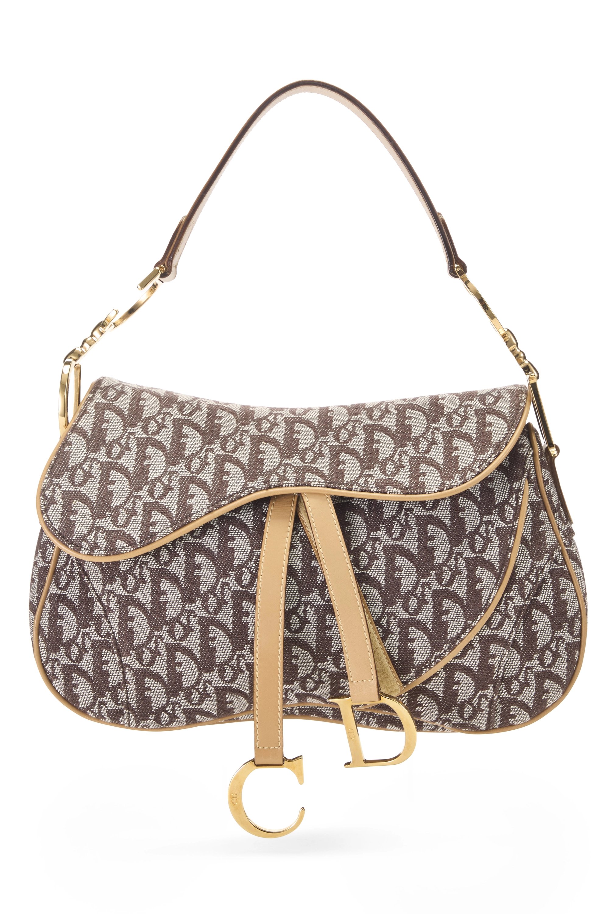 Brown Trotter Canvas Double Saddle Bag