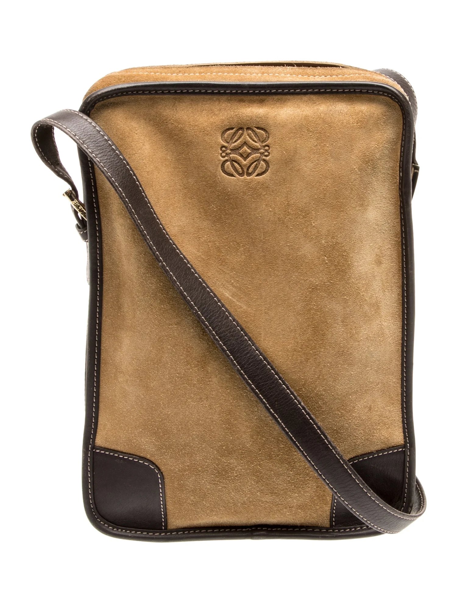 Suede Crossbody Bag