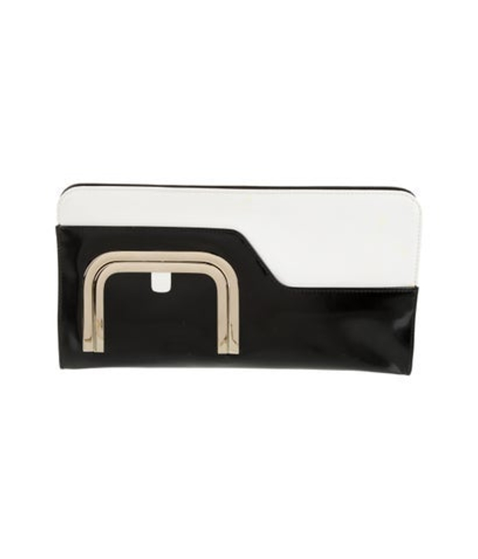 Roger Vivier Vivier Patent Leather Clutch