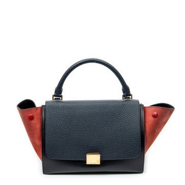 Leather Small Tricolor Trapeze