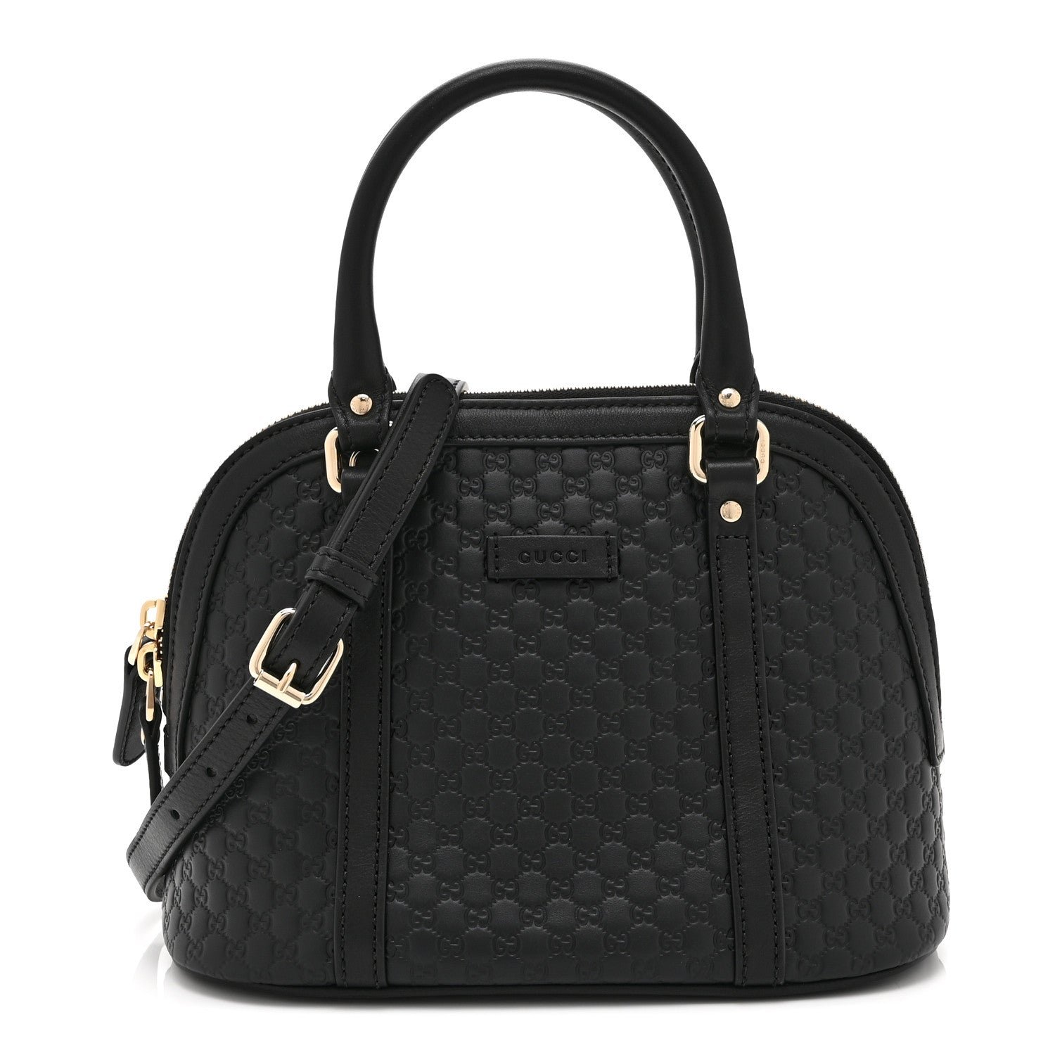 Microguccissima Mini Dome Bag Black