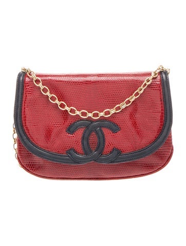 Vintage Lizard CC Flap Bag