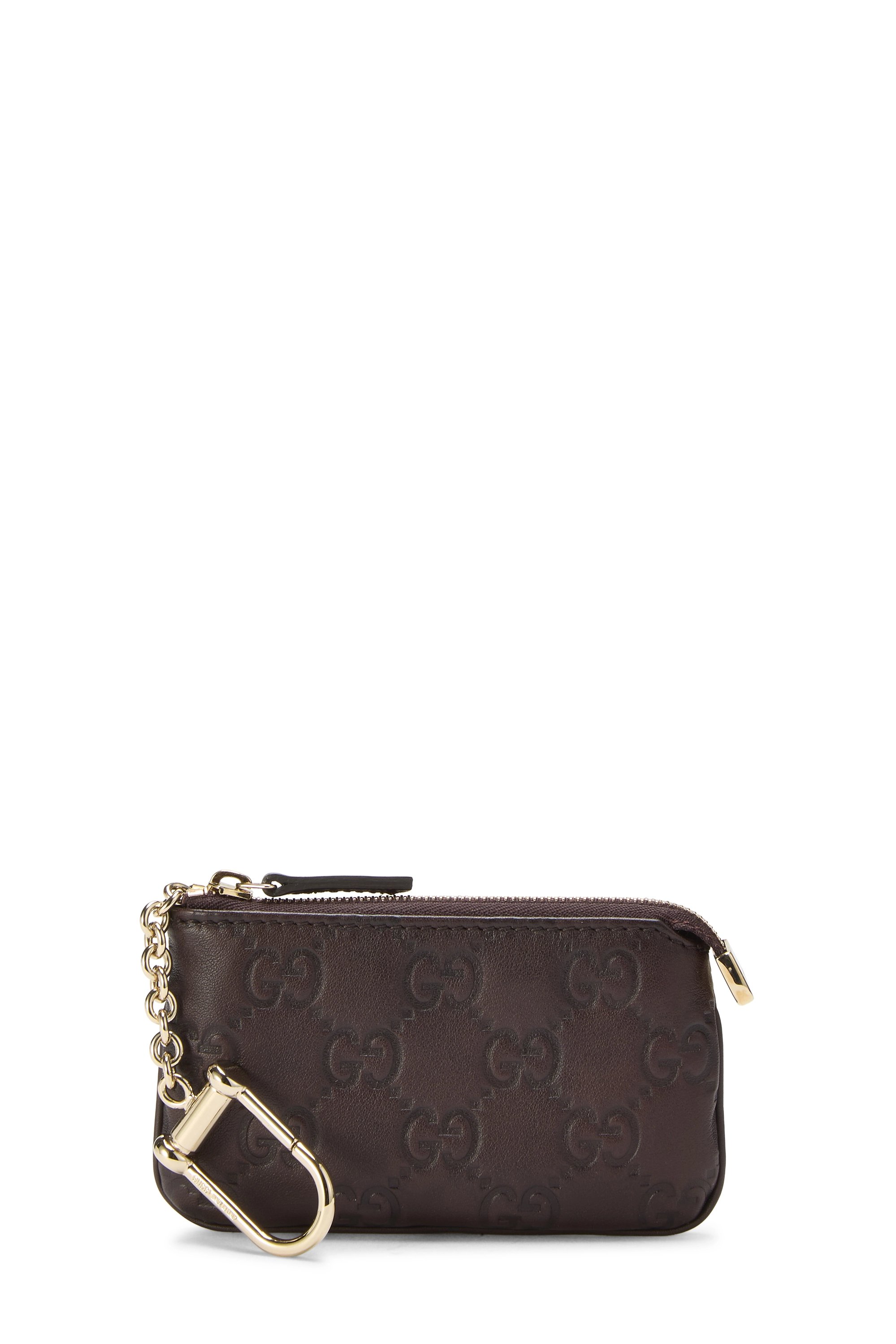 Brown Guccissima Key Holder