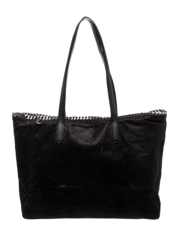 Stella McCartney Vegetarian Suede Top Handle Bag