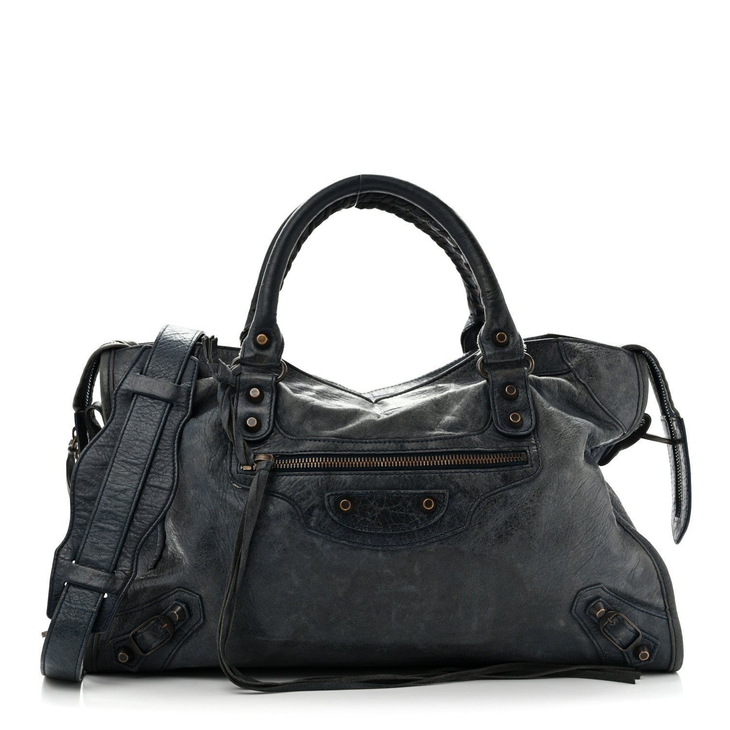 Balenciaga Agneau Classic Hardware City Dark Night