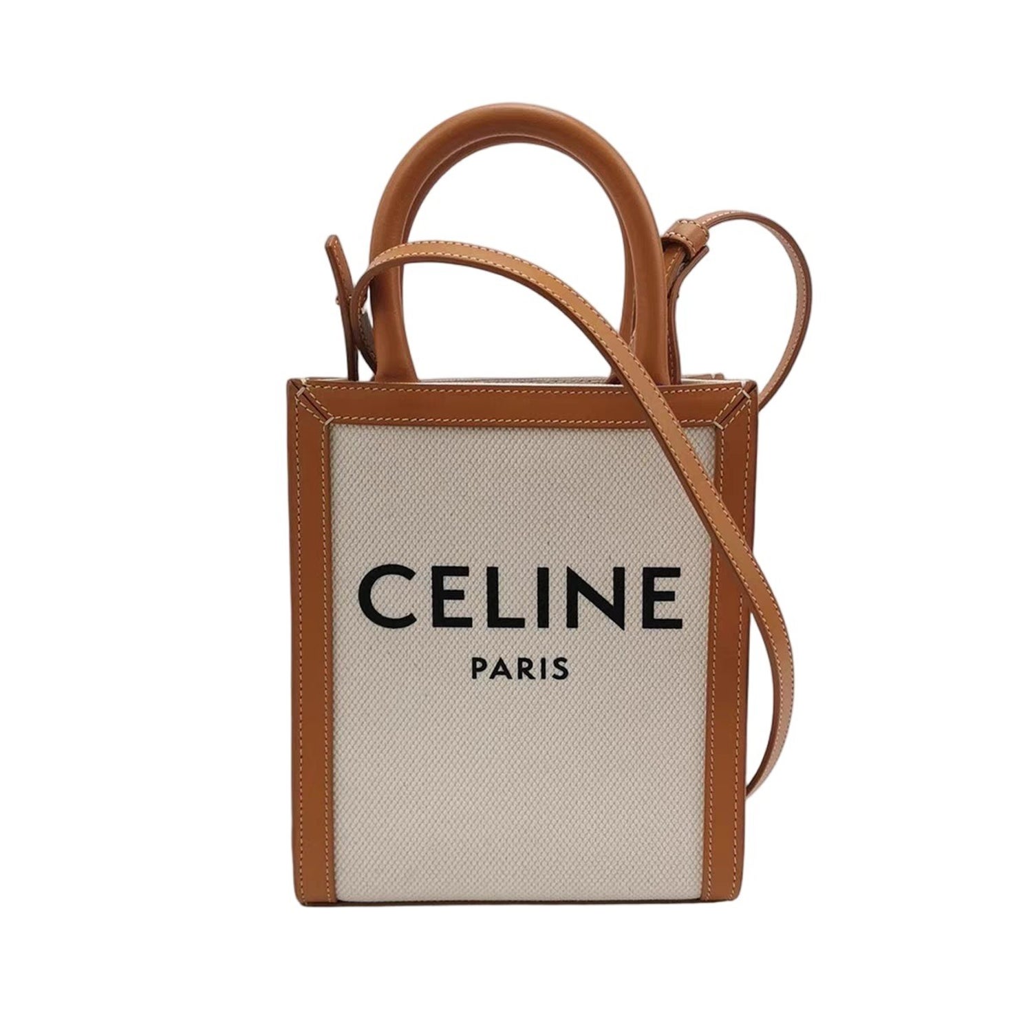 Celine Canvas Vertical Cabas Nano