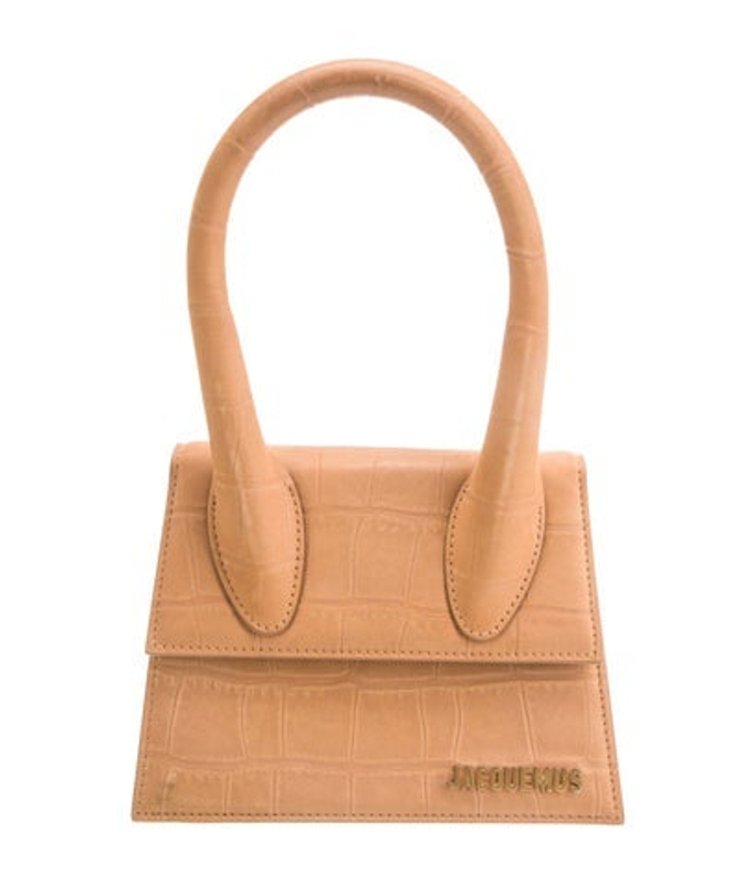 Jacquemus Embossed Leather Top Handle Bag
