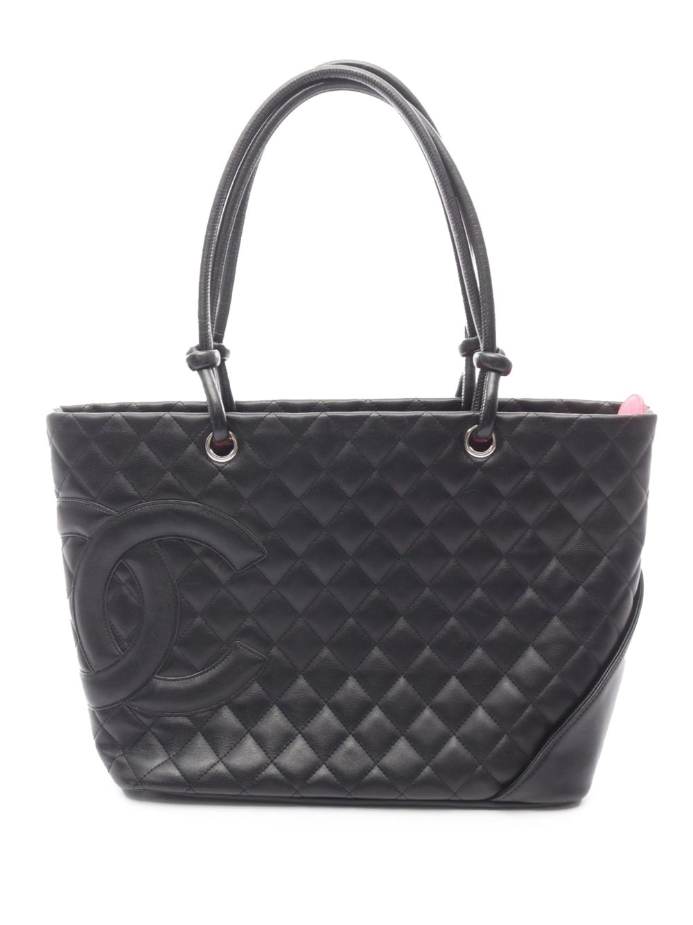 2004-2005 Large Lambskin Cambon Ligne tote bag