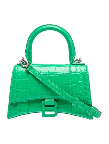 Balenciaga Embossed Leather Crossbody Bag