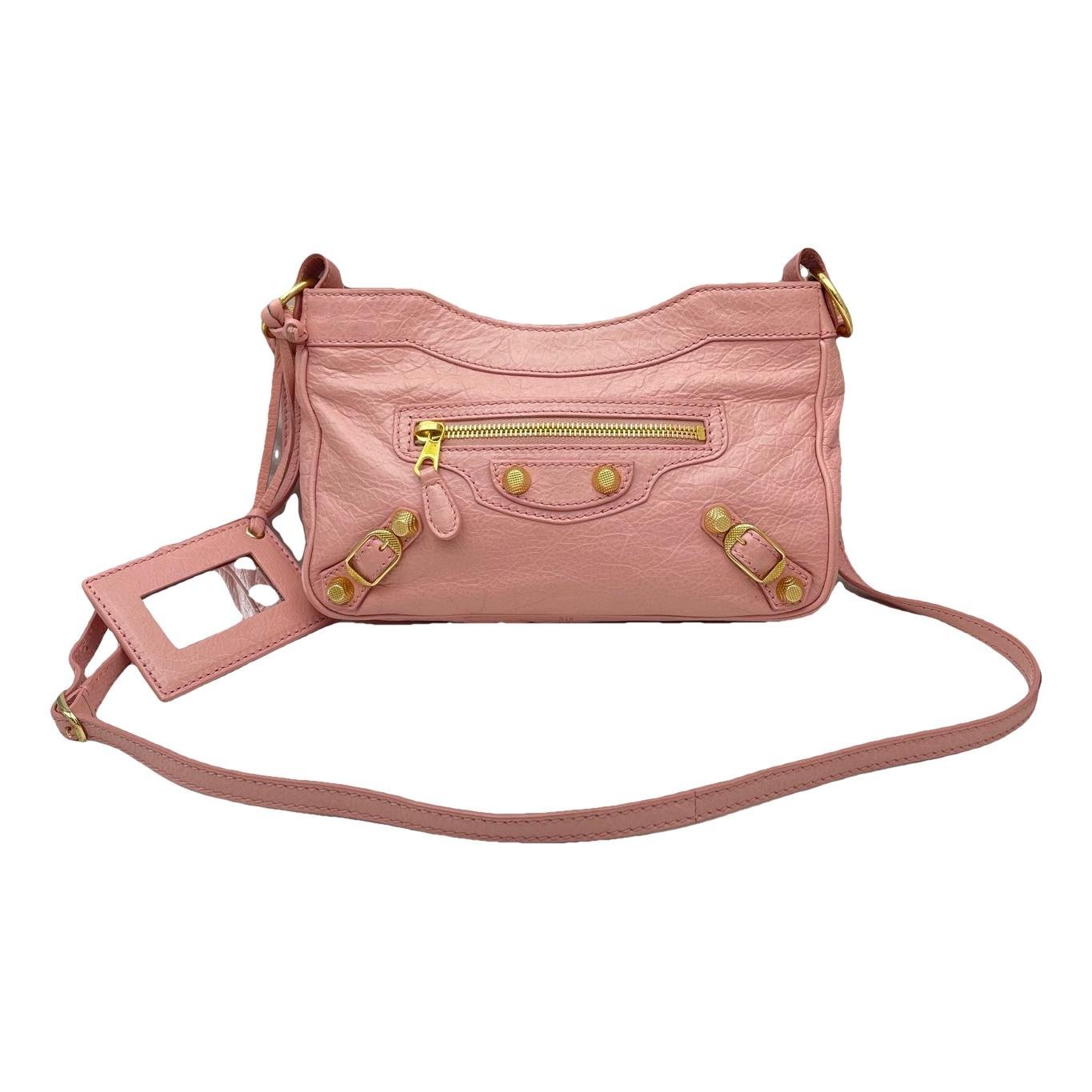 Classic Metalic leather handbag