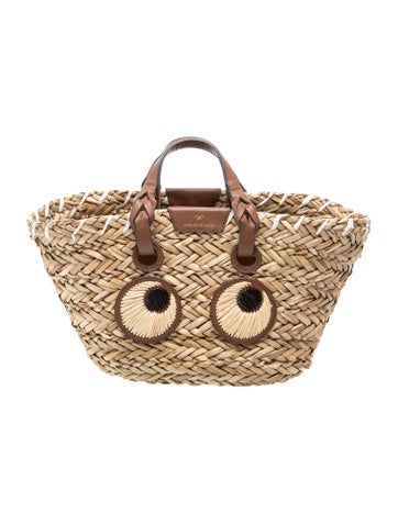 Straw Top Handle Bag