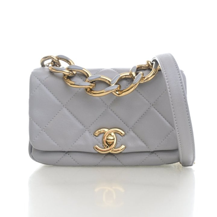 Chanel Mini Lambskin Color Match Flap Bag