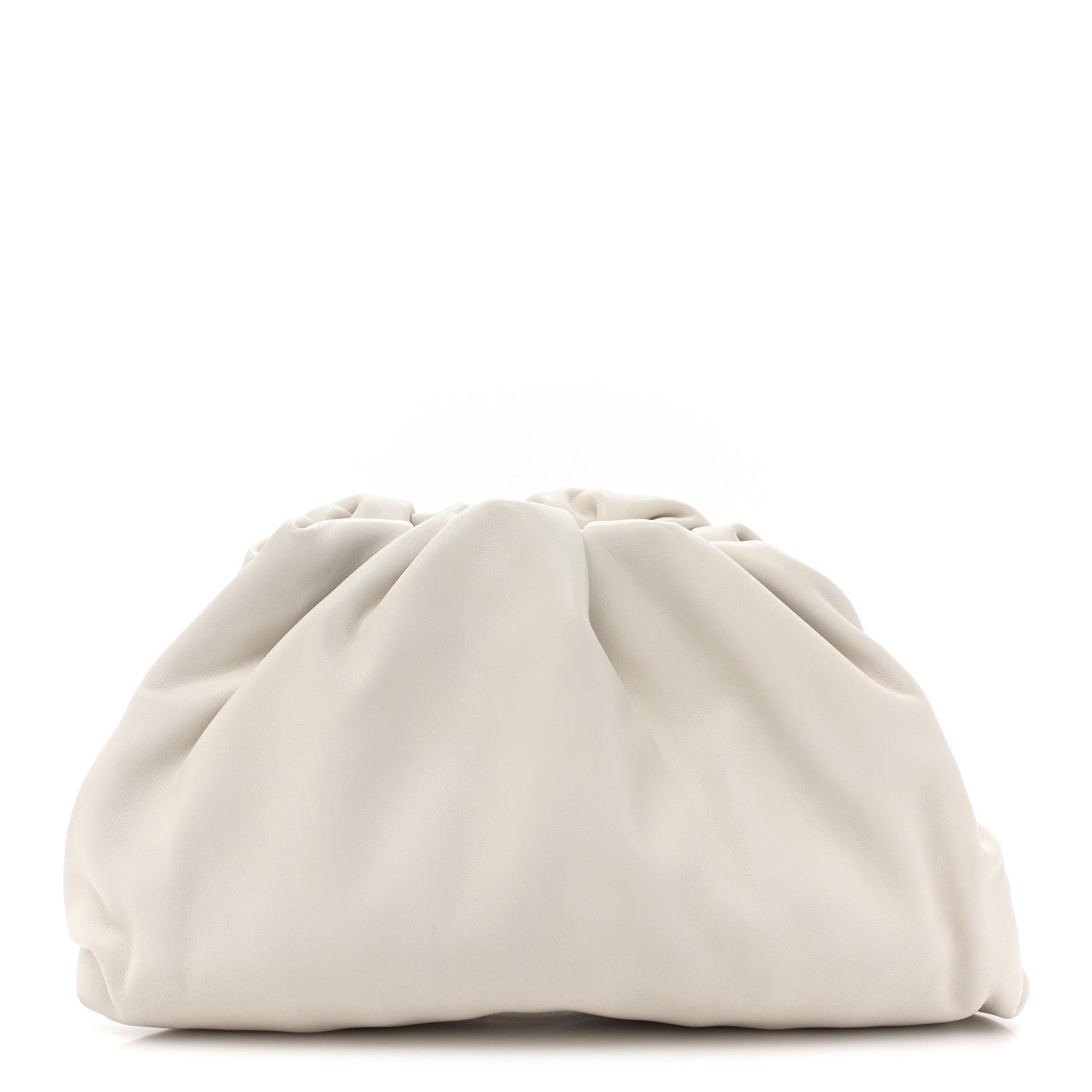 Bottega Veneta Smooth Butter Calf The Pouch Oversized Clutch Plaster