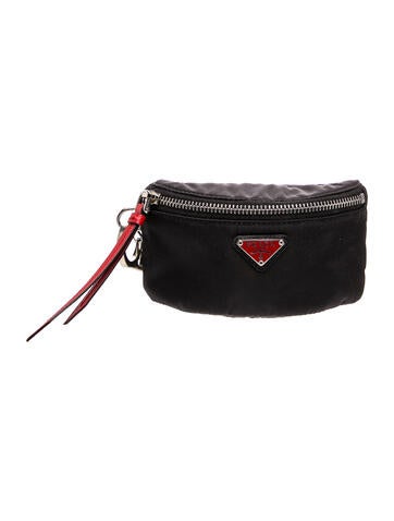 Enameled Metal Triangle Belt Bag