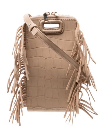 Maje Leather Crossbody Bag
