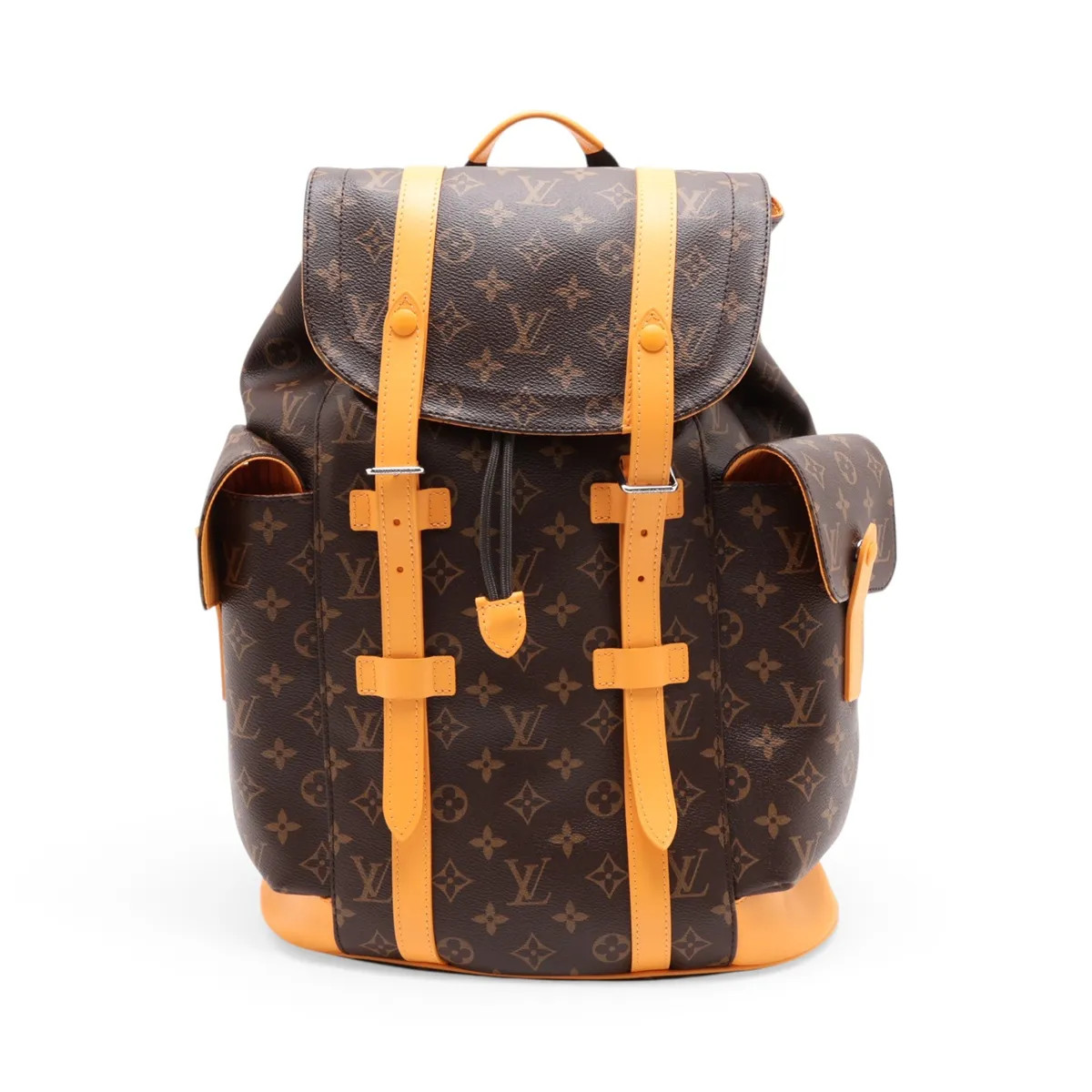 Louis Vuitton Monogram Christopher MM M13202 Brown x Yellow There was an RFID re