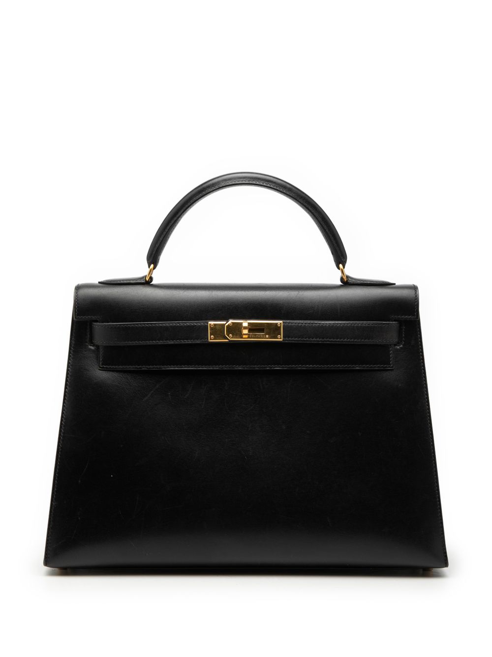 Hermes 1971 Box Calf Kelly Sellier 32 satchel