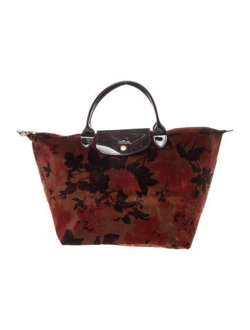 Velvet Top Handle Bag