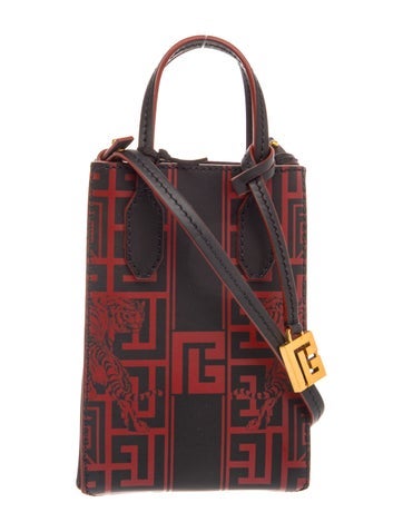 Balmain Leather Top Handle Bag w/ Tags