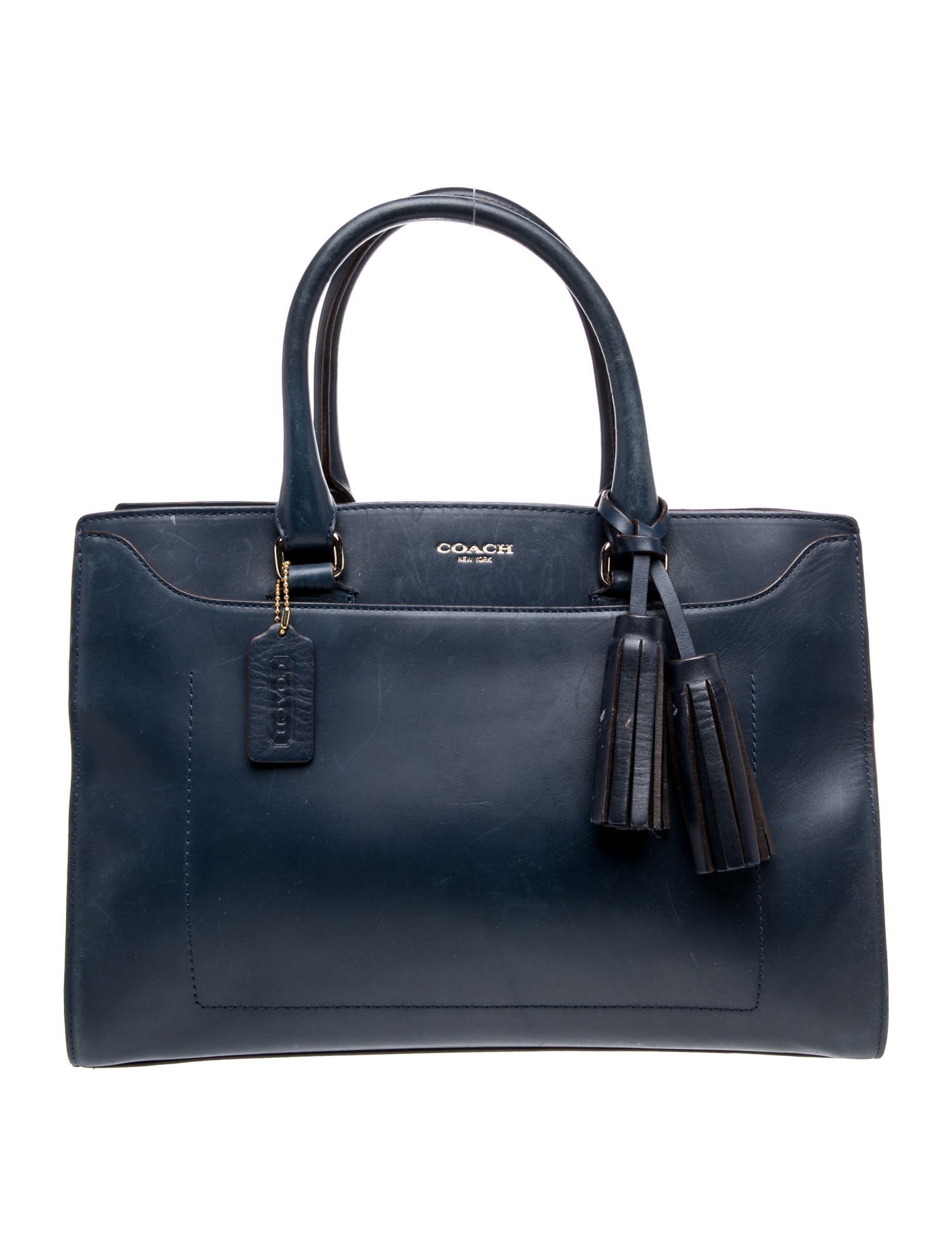 Leather Top Handle Bag