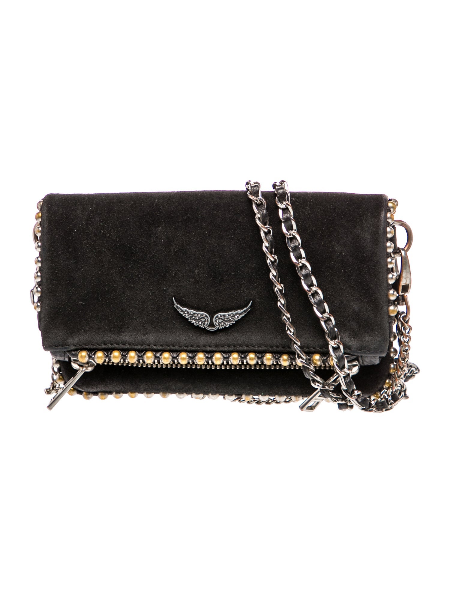Suede Crossbody Bag