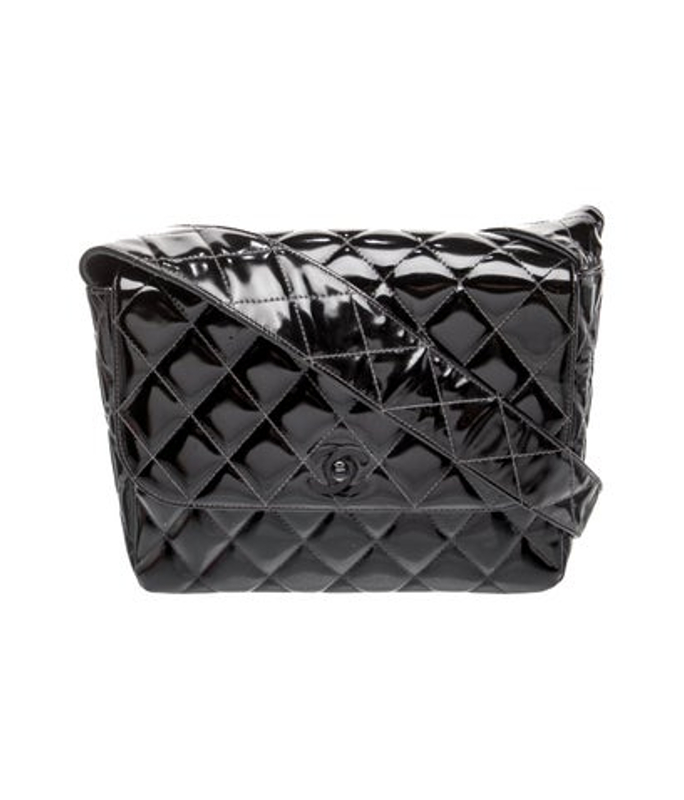 Chanel Patent Cc Shoulder Bag