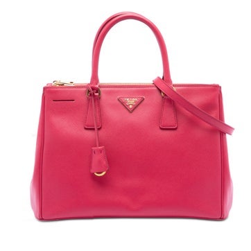 Leather Galleria Double Zip Tote Medium