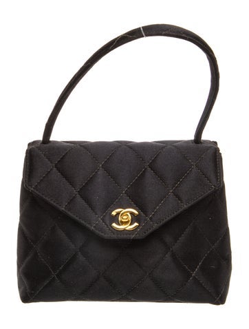 Satin Mini Kelly Top Handle Bag