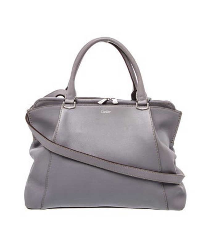 Cartier Leather Top Handle Bag