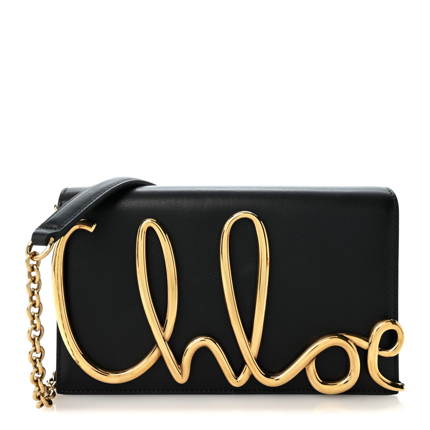 Chloe Calfskin Iconic Crossbody Bag Black