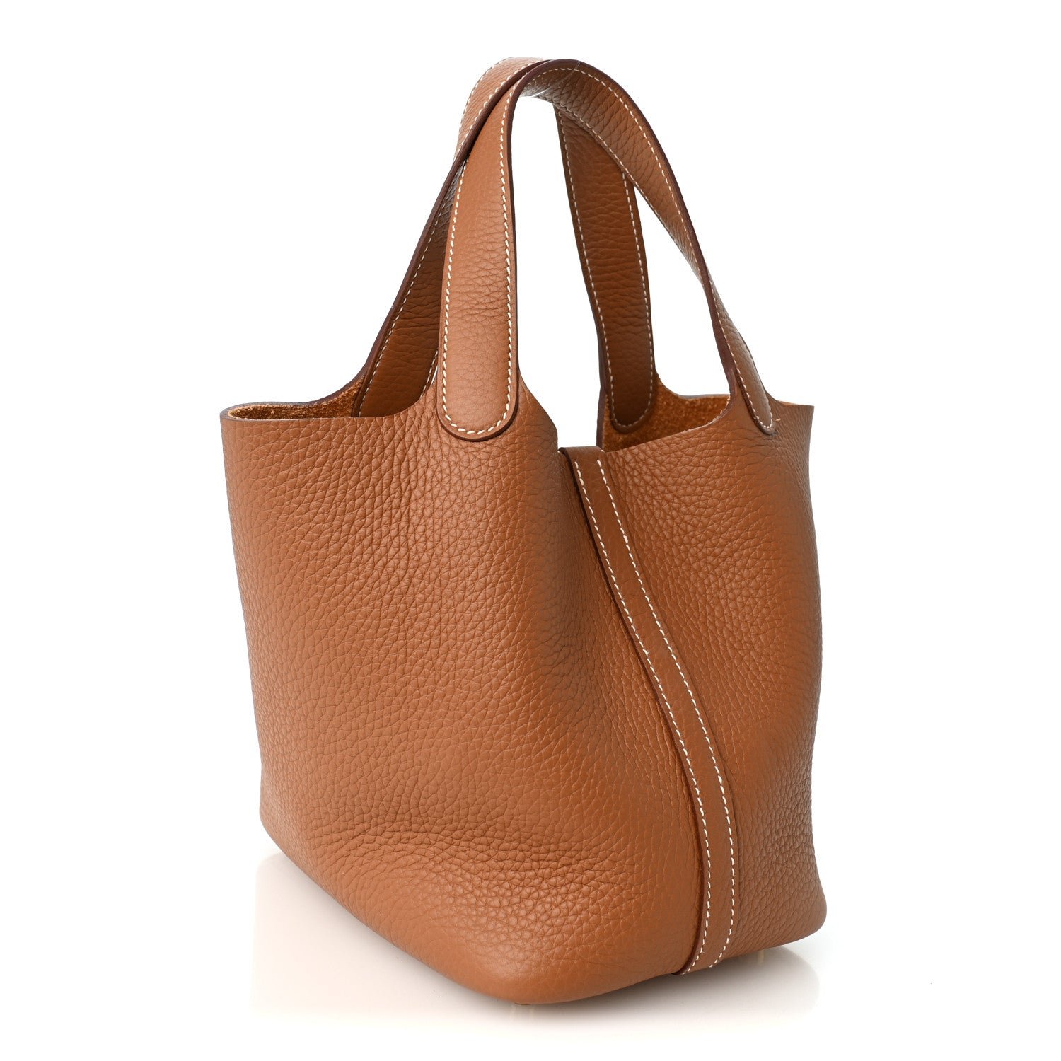 Hermes Taurillon Clemence Picotin Lock 18 PM Gold