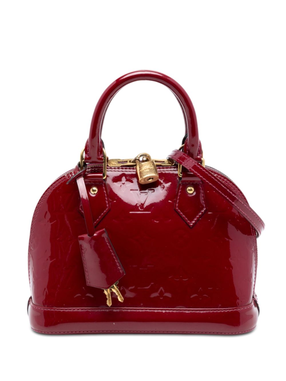 2015 Monogram Vernis Alma BB satchel