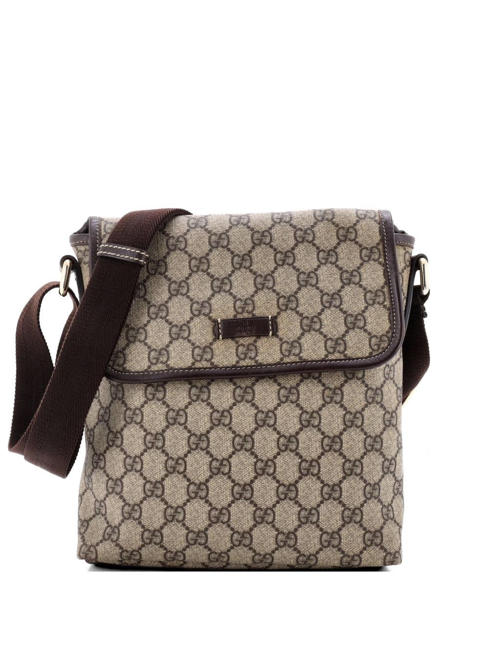 Flap Messenger GG Coated Canvas Small crossbody bag