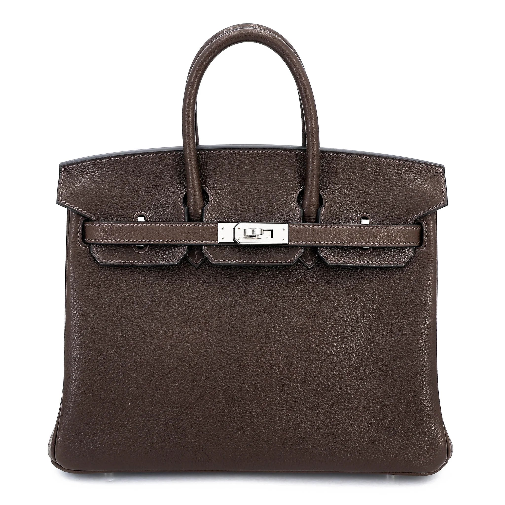Brand New ( Rank N ) HERMÈS Birkin 25 Ebene (46) Barenia Palladium hardware G (2026)