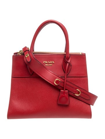 Saffiano Leather Galleria Double Zip