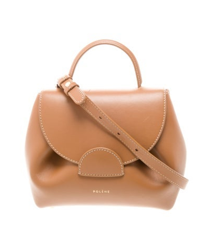 Polene Leather Top Handle Bag W Tags