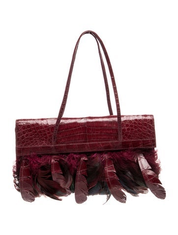 Nancy Gonzalez Crocodile Top Handle Bag