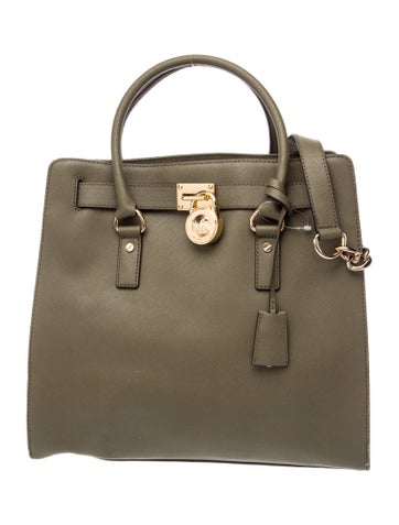 Saffiano Leather Top Handle Bag