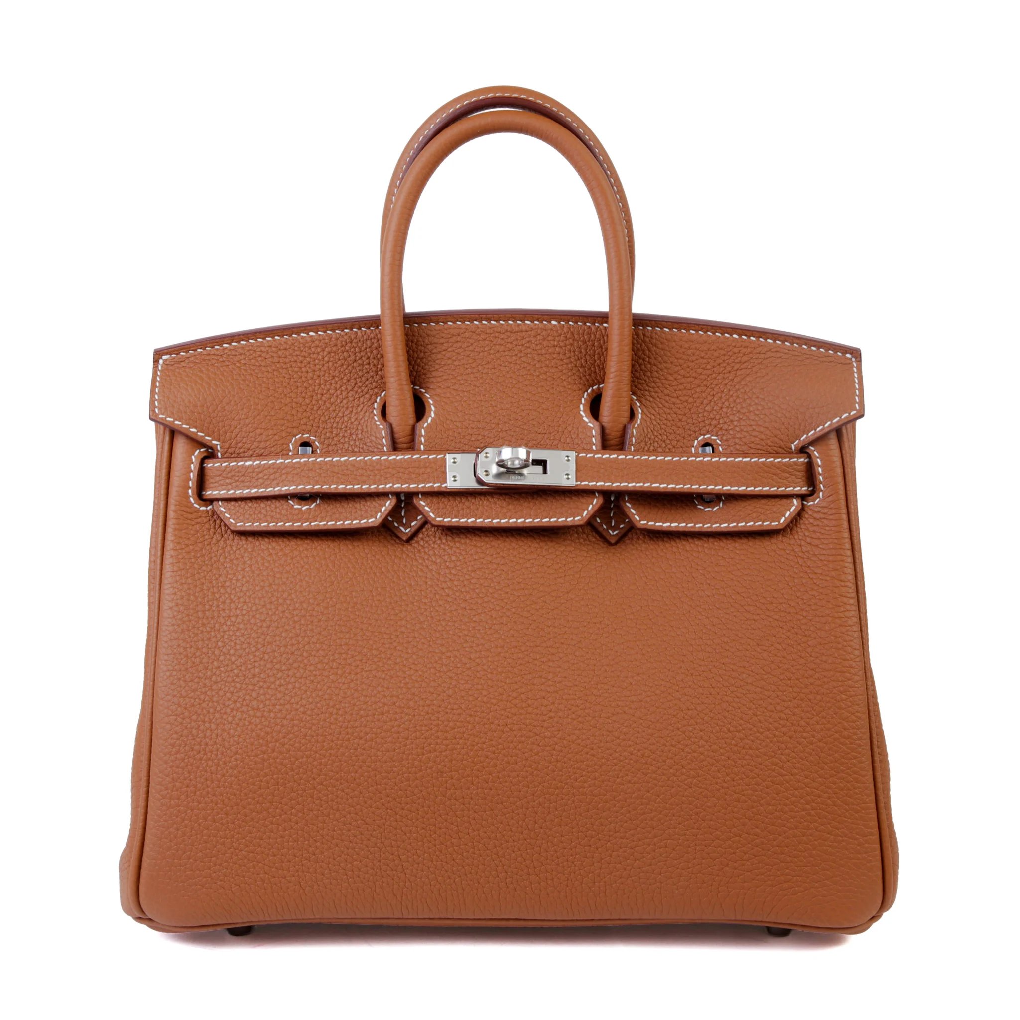 Brand New ( Rank N ) HERMÈS Birkin 25 Gold (37) Togo Palladium hardware G (2026)