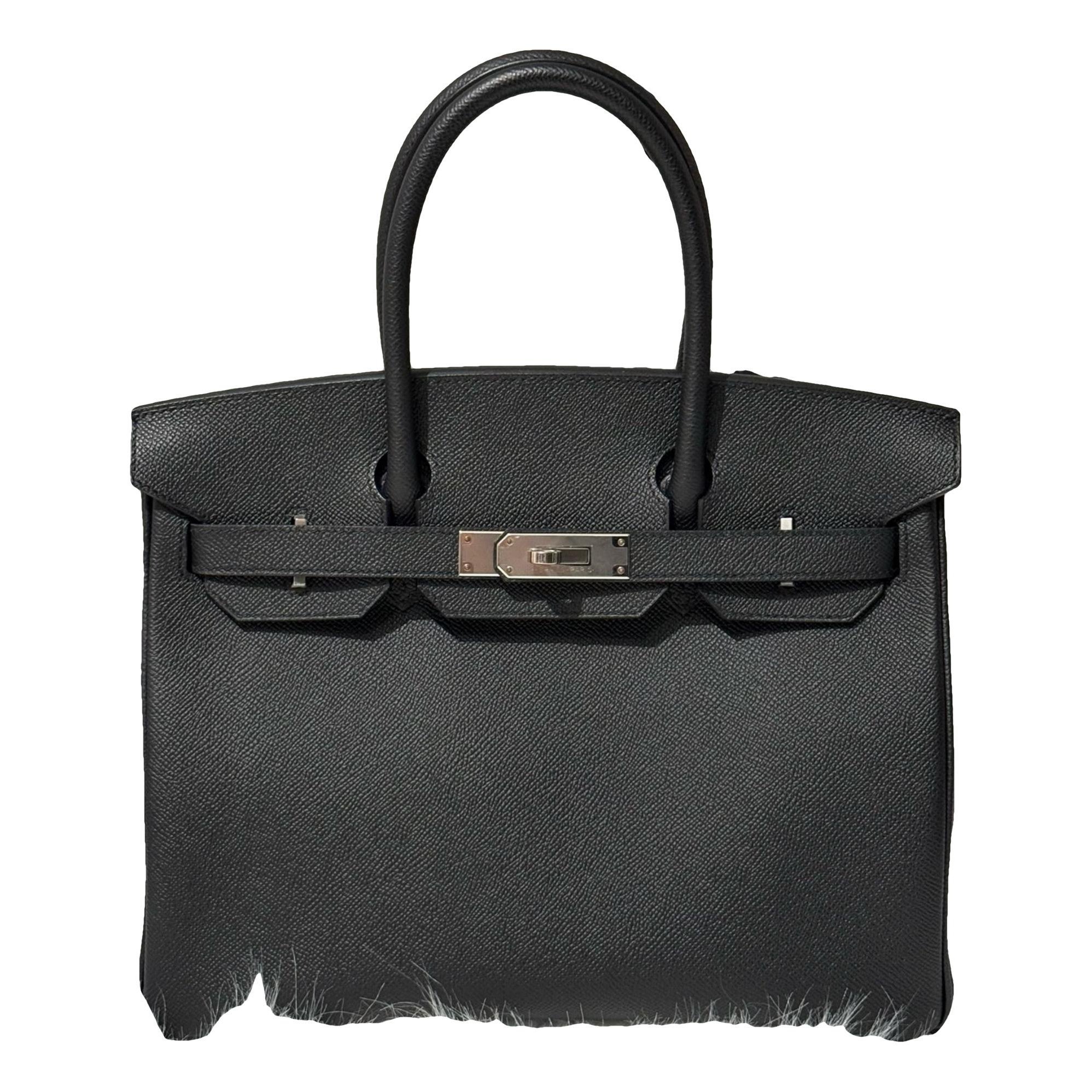 Birkin 30 leather handbag