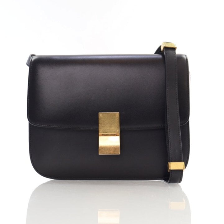 Celine Medium Smooth Calfskin Classic Box Bag