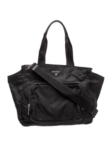 Saffiano Leather Diaper Bag