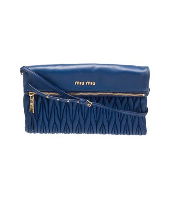 Miu Miu Miu Leather Clutch
