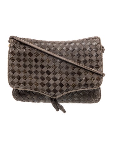 Intrecciato Crossbody Bag Vintage
