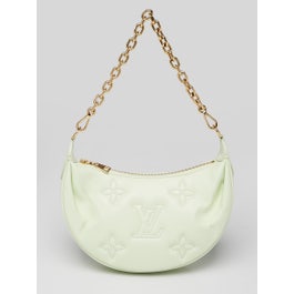 Louis Vuitton Vert d'Eau Monogram Leather Bubblegram Over The Moon Bag