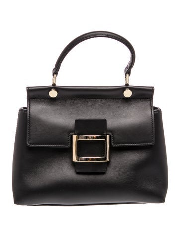 Roger Vivier Leather Top Handle Bag